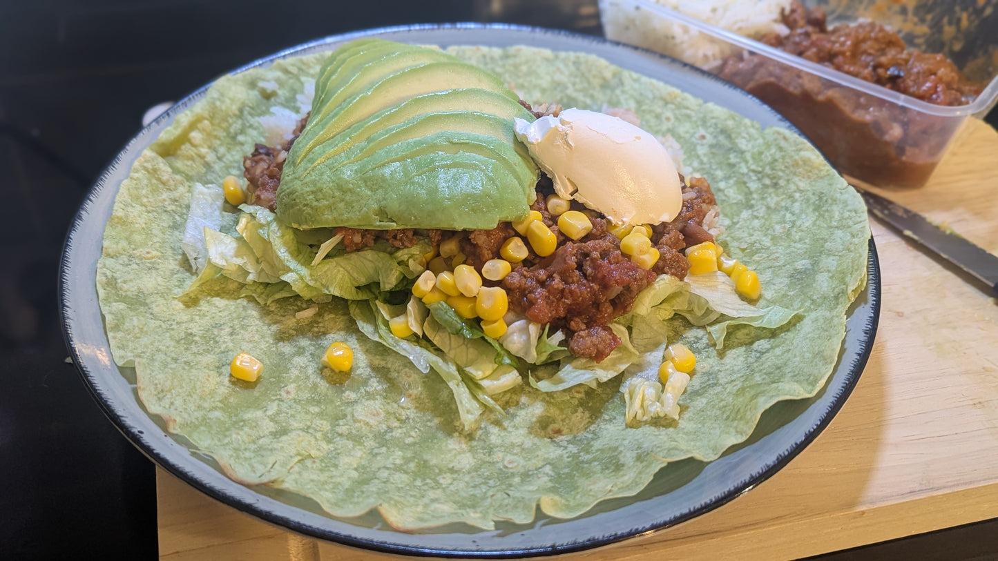 Chilli Con Carne with Garlic Butter Rice
