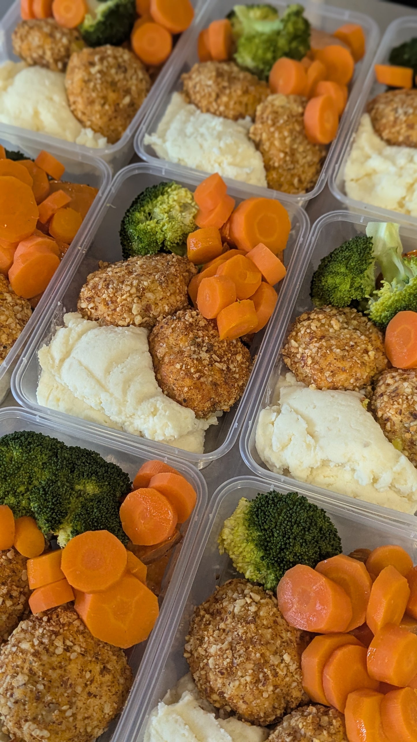 Chicken Kiev with Mash and Steamed Veg