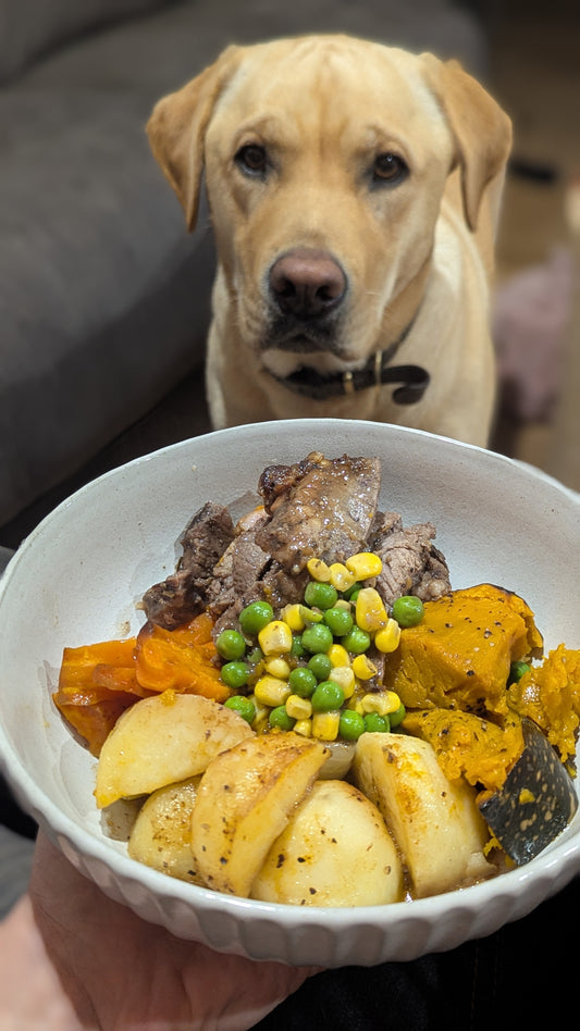 Roast Lamb with Veggies
