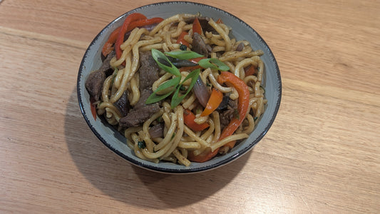 Mongolian Beef Stirfry with Noodles