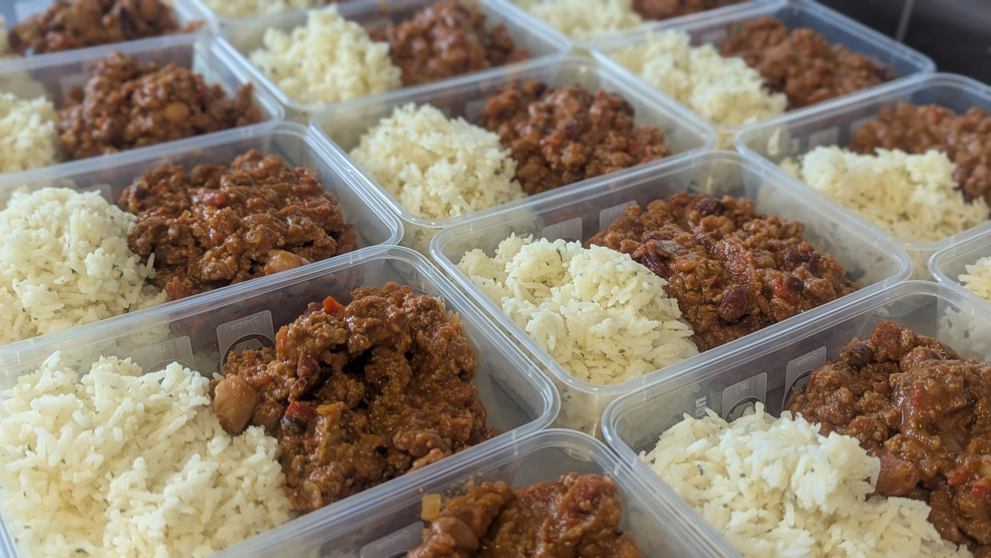 Chilli Con Carne with Garlic Butter Rice